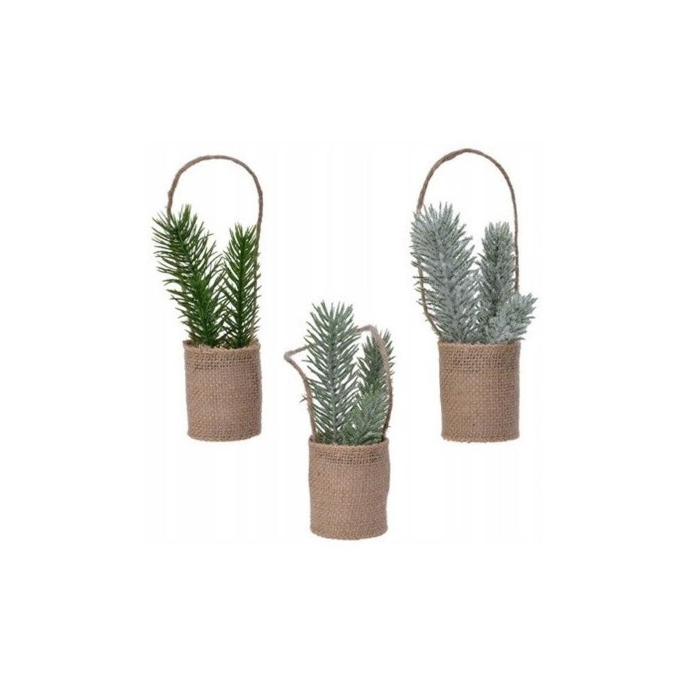 MINI ALBERO IN BAG JUTA VERDE